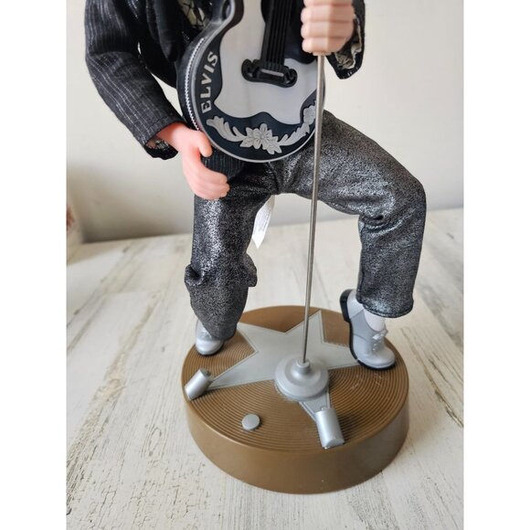 Santa's best Elvis Presley vintage as is talking singing statue figurine - Picture 3 of 8